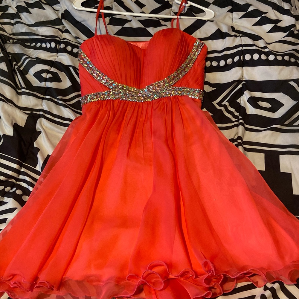 Pink dress with jewels